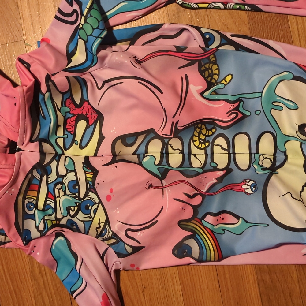 BADINKA kawaii pop art zombie body suit, small